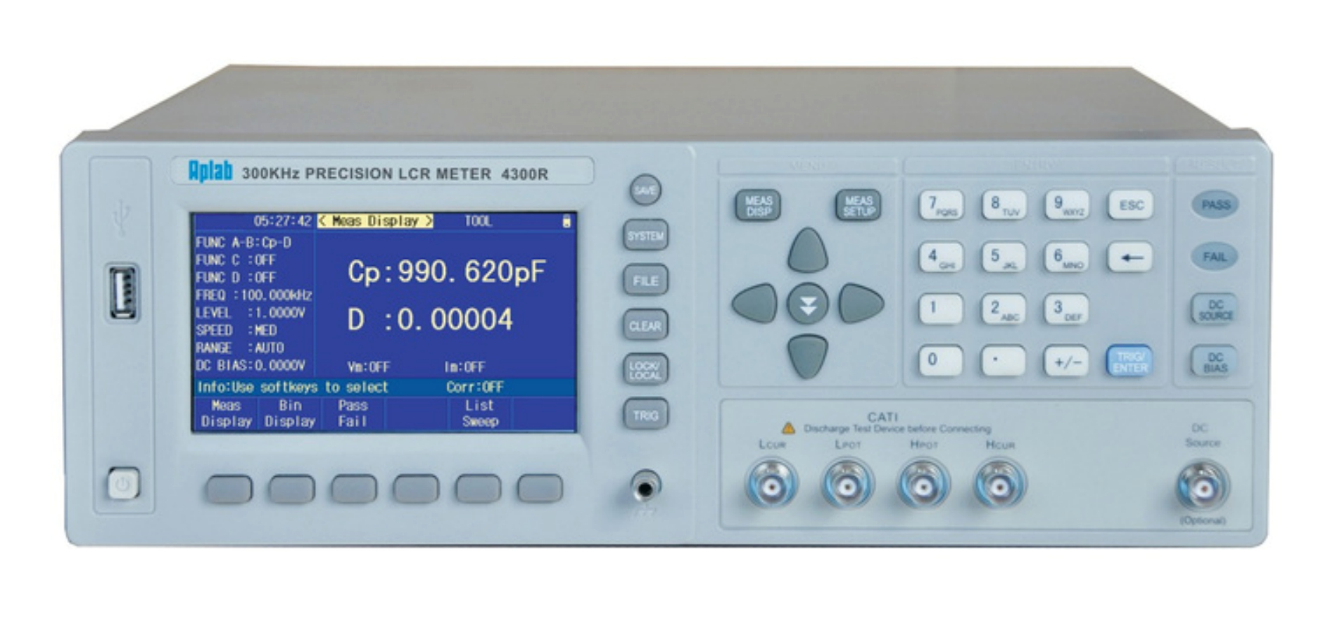 Precision LCR Meter Model 4300R – 300kHz